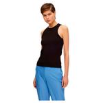 Футболка без рукавов Selected Anna, черный - фото