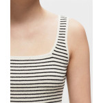 Топ Gestuz Stinagz Top, цвет afterglow/black striped - фото 3