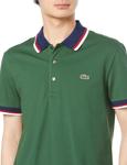 Поло Lacoste, зеленый - фото 4