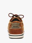 Кожаные лодочные туфли Triton Sebago, Cognac Brown - фото 4