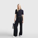 Женская поло Tommy Hilfiger, синий - фото 6