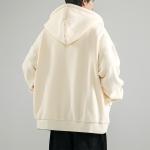 Свитшот-куртка унисекс MONTVOO, светло-серый меланж - фото 7