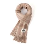 Jeep Вязаный шарф унисекс, 2 Pack (White+Camel) - фото 9