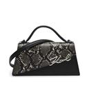 Кожаная сумочка k/signature Karl Lagerfeld, черный - фото