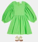 Платье ulla из хлопка и льна Morley, зеленый - фото 2