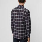 Рубашка мужская темно-синяя Burberry, синий - фото 6