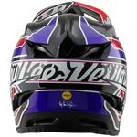 Велосипедный шлем D4 из полиакрилата MIPS Troy Lee Designs, Linear Black - фото 4