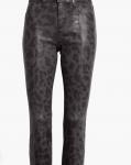 Джинсы женские L'Agence, цвет black tone leopard coated - фото 2