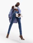 Синие джинсы скинни ASOS DESIGN - фото