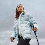 Пуховик унисекс синий Lining - фото 5