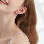 AWD Серьги-гвоздики женские серебряные - фото 3