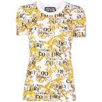 Футболка с логотипом VERSACE JEANS COUTURE, желтый - фото