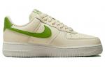 Женские кроссовки для скейтбординга Nike Air Force 1, Beige/Green - фото 2
