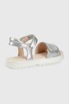 Детские сандалии Geox, серебро - фото 2