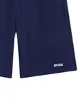 Шорты с логотипом Boss Kidswear, синий - фото 3