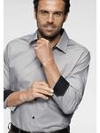 Рубашка с длинными рукавами серого цвета Bruno Banani - фото 4
