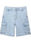 Джинсовые шорты PULL&BEAR, цвет Light Blue Denim - фото 7