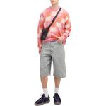 Монограмменные джинсовые шорты Acne Studios, синие - фото 3