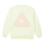 Свитер s23 fleece tri-ferg crew sweater 'yellow' Palace, желтый - фото