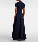 Платье из твида Малинда из ламе Emilia Wickstead, Midnight - фото 3