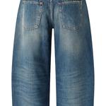 Джинсы с эффектом потертостей PINKO, индиго - фото 3