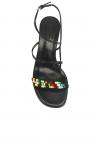 Туфли Loop Kitten Bead 35 Heel Khaite, Black Multi - фото 4