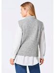 Пуловер GOLDNER Pullunder, цвет grau/melange - фото 3