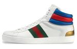 Кроссовки GUCCI Ace High Top 'White' - фото