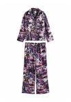 Пижамный комплект Next BUTTON THROUGH SET, Purple Scene Print/Purple - фото