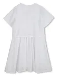 Платье с монограммой BOSS Kidswear, белый - фото 2