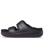 Тапочки classic cozzzy sandal 'black' Crocs, черный - фото