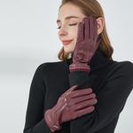 Перчатки Women's ELLE, коричневый - фото 6