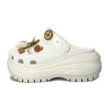Crocs Mega Crush Clog Chocolate Kitty Clogs женские белые - фото