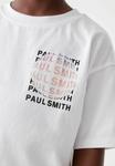 Футболка с принтом OVERSIZED SHORT SLEEVE ICONIC Paul Smith Junior, белый - фото 7