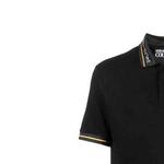 VERSACE JEANS COUTURE Мужская черная поло - фото 7
