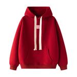 Свитшот унисекс DANGERTIGER, абрикосовый на флисовой подкладке - фото 2