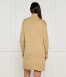 Шерстяное платье с феррингатой Boss Orange, бежевый - фото 3