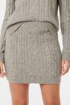 Юбка Rosie Cable Coord Forever New, серый - фото