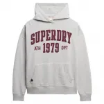 Худи Superdry Ath Ess Relaxed, серый - фото 3