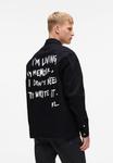Куртка Karl Lagerfeld Jeans KARL QUOTE OVERSHIRT, Black - фото 3