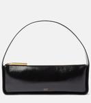 Кожаная сумка через плечо Lori Khaite, черный - фото