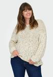 Джемпер ONLY Carmakoma Jumper, Egret/Off-White - фото