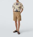 Сандалии-вьетнамки с логотипом Prada, черный - фото 2