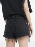 Джинсовые шорты с необработанным краем Aniye By, черный - фото 3
