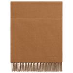 Вязаный шарф мужской коричневый HERMES - фото