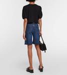 Топ Hilary из смесового хлопка VELVET, черный - фото 3