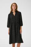 Платье-рубашка Kaffe Rea, черный - фото 2