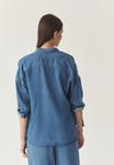 Блуза TATUUM Button-down blouse, Denim/Blue Denim - фото 3