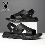 Пляжные сандалии мужские Playboy, черный - фото 17