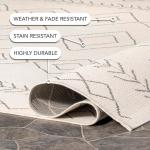 Ковер nuLOOM, 122 x 183 см, Moroccan для дома и улицы, Serna Ivory - фото 5